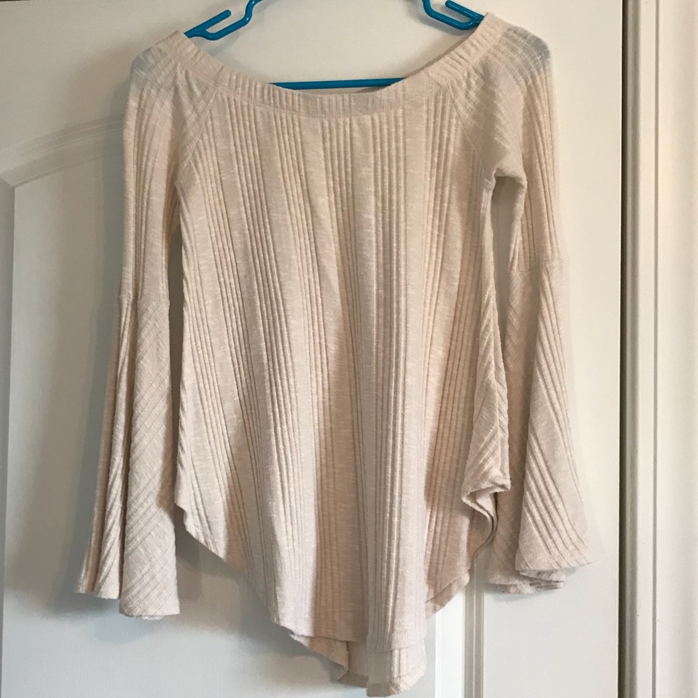 Off The Shoulder Bell Sleeve Top